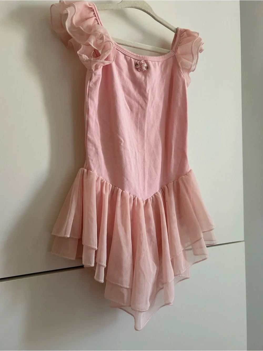 Pink Ballet Costume Tutu Dress for Kids - Size 120 (US 7/8)